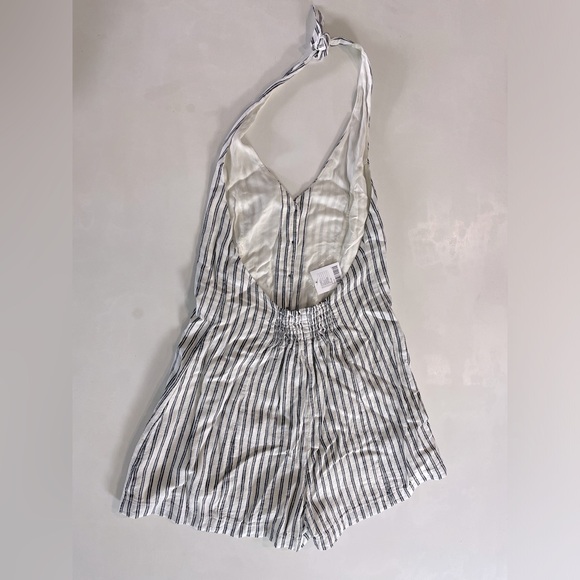 NWT Urban Outfitter Striped Halter Romper Size Small - Picture 3 of 6